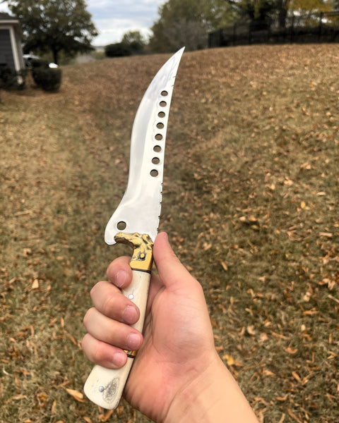 BladeBlink Filleting Knife with Deer Bone Handle 🔪 45% OFF 🌟 Life Time Warranty 🛡️